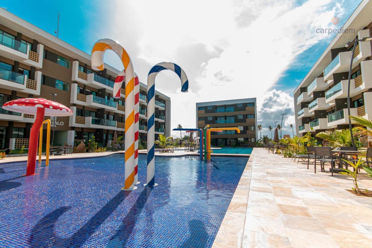Condominio Mana Beach Experience Por Carpediem ปอร์โต จิ กาลินญาส ภายนอก รูปภาพ
